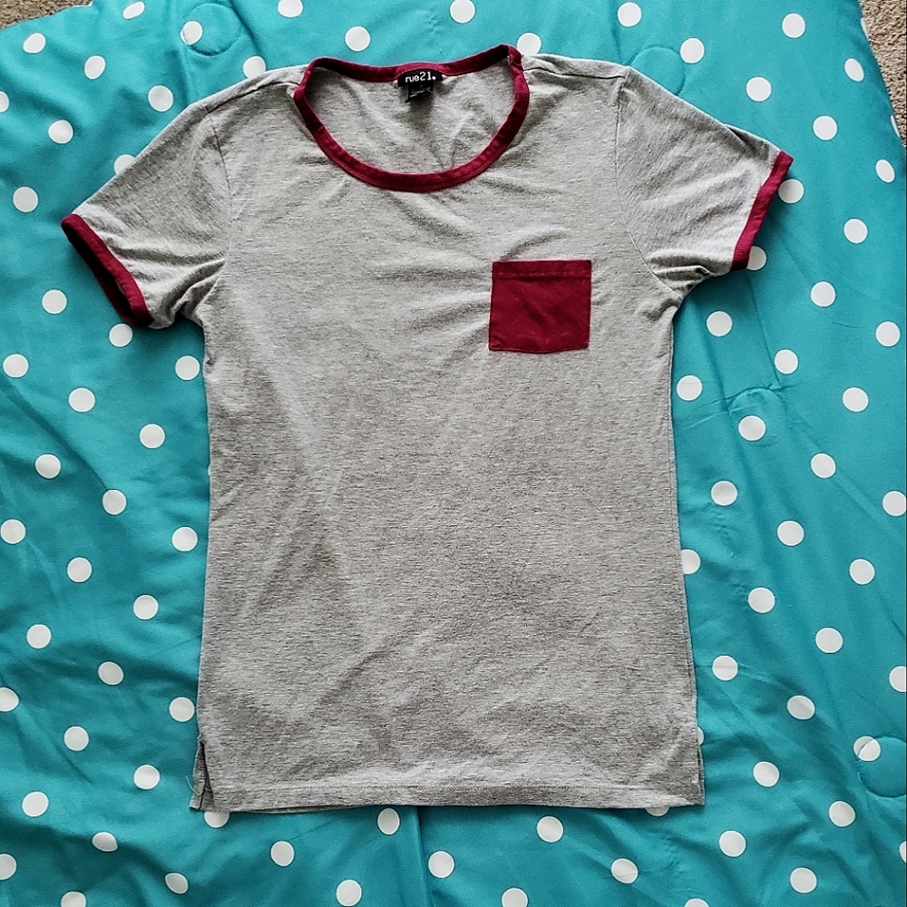 R21 Ringer Pocket Tee